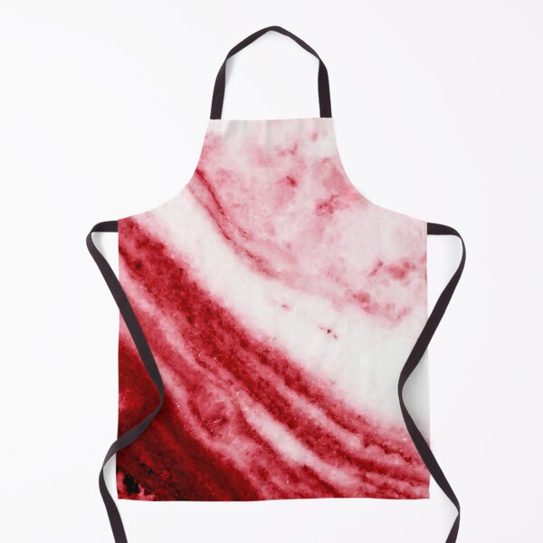Item preview, Red and White Marble designed and sold by KellysComColors.