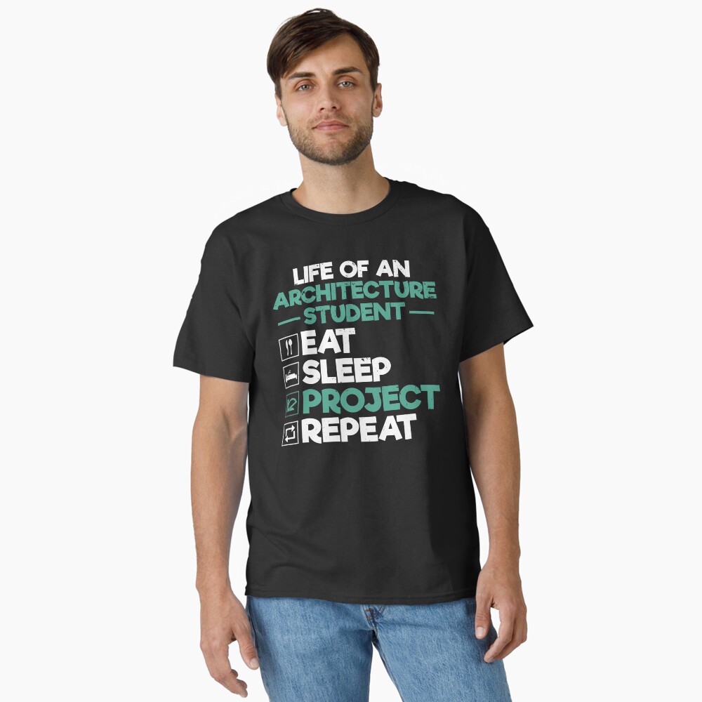 Life Of An Architectural Student: Architecture Major, Architectural Engineering School Funny Architect Mouse Pad