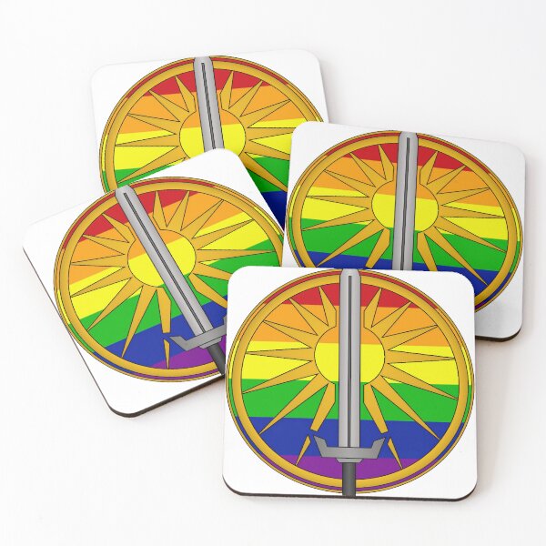 Item preview, Battletech Mechwarrior House Davion Pride Emblem LGBTQIA+  designed and sold by TheBritishGeek.
