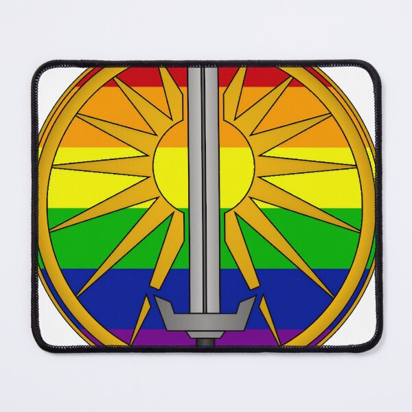 Item preview, Battletech Mechwarrior House Davion Pride Emblem LGBTQIA+  designed and sold by TheBritishGeek.