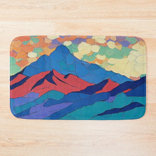 Item preview, Blue Mountain - Impressionist designed and sold by SkyeArtShop.