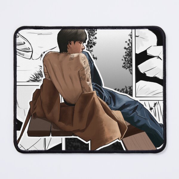 Item preview, v ogue - taehyung in black and white background designed and sold by nefows.