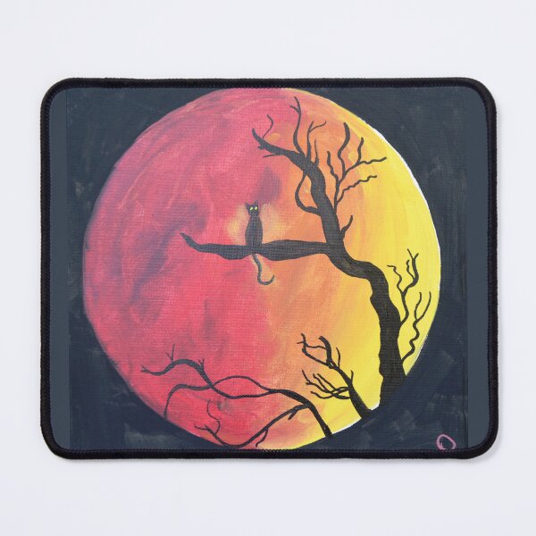 Item preview, Black Cat Moon - Original artwork Dody Denman designed and sold by MoxyMermaid.