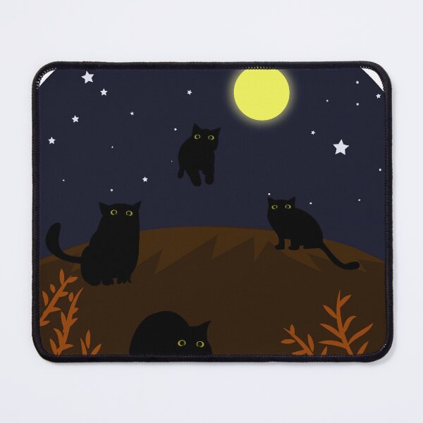 Artikelvorschau, Katzen in der Nacht. entworfen und verkauft von Bircanix.