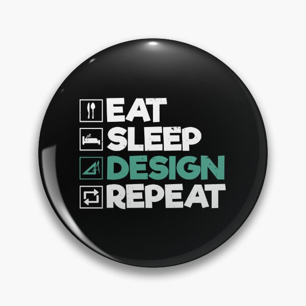 Item preview, Eat Sleep Design Repeat Architect: Architecture Gift, Architectural Engineering Funny Architect designed and sold by Adexyl.
