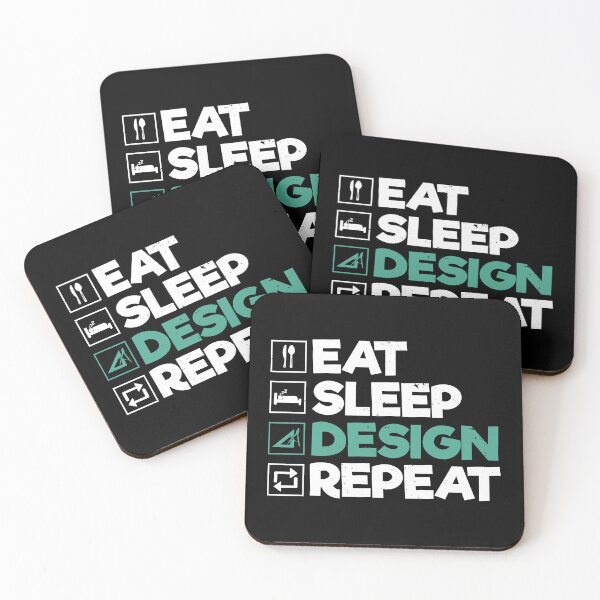 Item preview, Eat Sleep Design Repeat Architect: Architecture Gift, Architectural Engineering Funny Architect designed and sold by Adexyl.