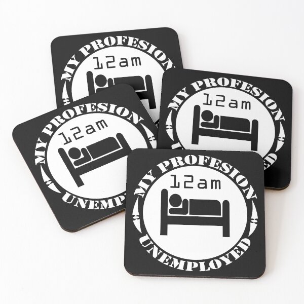 Item preview, my profesion unemployed retire funny job joke  designed and sold by K0tK0tu.