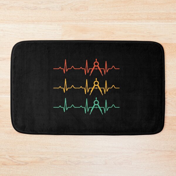 Item preview, Architect Retro Compass Heartbeat Ekg Heart Rate: Architecture Gift, Architectural Engineering Funny Architect designed and sold by Adexyl.