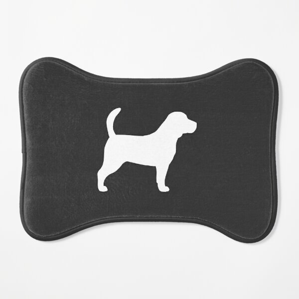 Happy Couch Dog, Cute Beagle Bath Mat for Sale by Jenn Inashvili