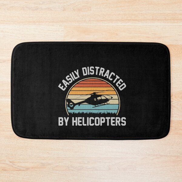 Item preview, Easily Distracted By Helicopters Funny Helicopter Pilot Gift designed and sold by Ela-Designer.