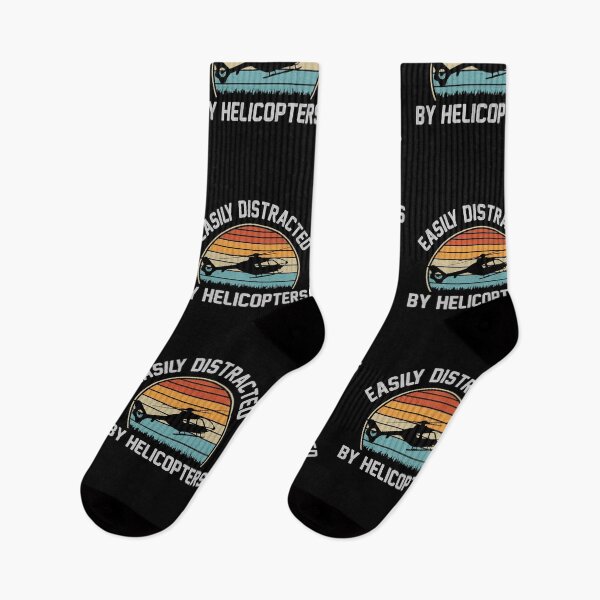 Item preview, Easily Distracted By Helicopters Funny Helicopter Pilot Gift designed and sold by Ela-Designer.