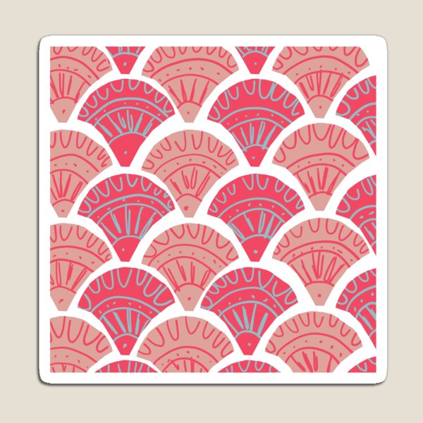 Artikelvorschau, Rosa und rotes Mandala-Muster entworfen und verkauft von CatsHappy.