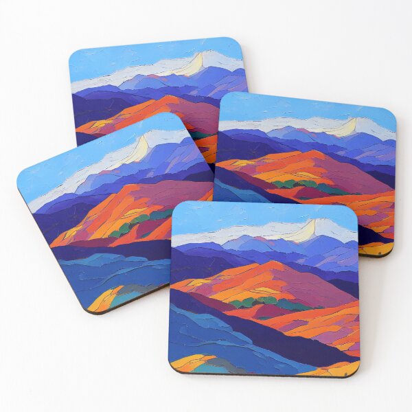 Item preview, Mountain Vista - Impressionist designed and sold by SkyeArtShop.