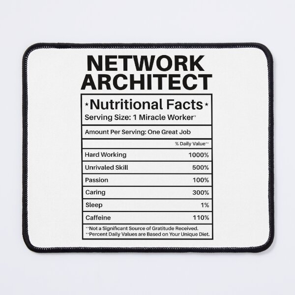 Item preview, Network Architect Nutritional Facts: Architecture Gift, Architectural Engineering Funny Architect designed and sold by Adexyl.