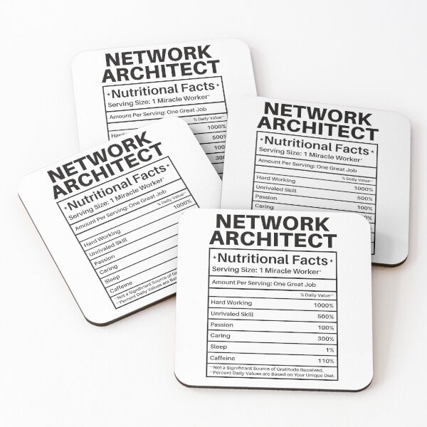 Item preview, Network Architect Nutritional Facts: Architecture Gift, Architectural Engineering Funny Architect designed and sold by Adexyl.
