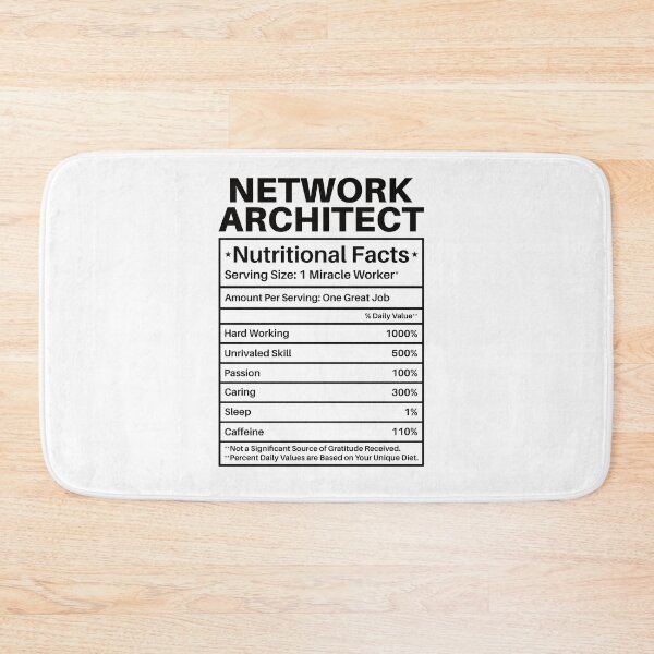 Item preview, Network Architect Nutritional Facts: Architecture Gift, Architectural Engineering Funny Architect designed and sold by Adexyl.