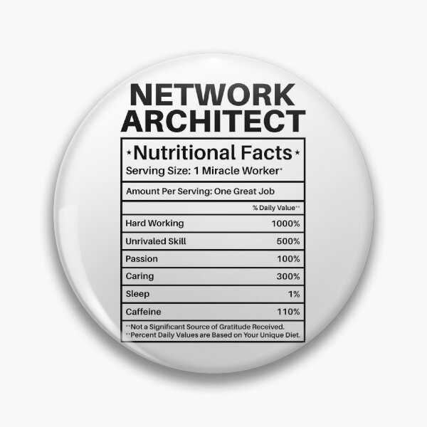 Item preview, Network Architect Nutritional Facts: Architecture Gift, Architectural Engineering Funny Architect designed and sold by Adexyl.