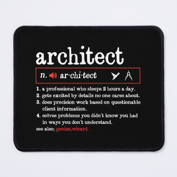 Item preview, Architect Funny Line Definitions: Architecture Gift, Architectural Engineering Funny Architect designed and sold by Adexyl.