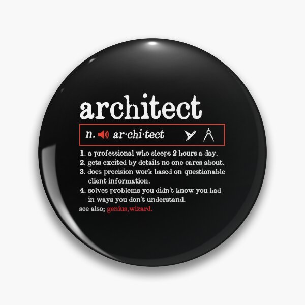 Item preview, Architect Funny Line Definitions: Architecture Gift, Architectural Engineering Funny Architect designed and sold by Adexyl.