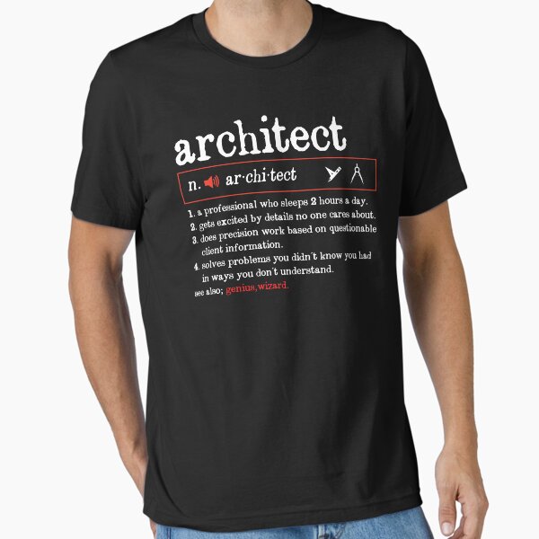 Item preview, Architect Funny Line Definitions: Architecture Gift, Architectural Engineering Funny Architect designed and sold by Adexyl.