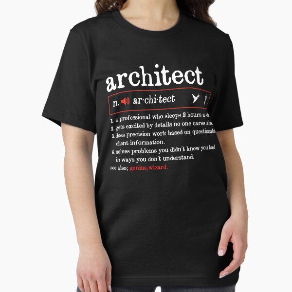Item preview, Architect Funny Line Definitions: Architecture Gift, Architectural Engineering Funny Architect designed and sold by Adexyl.