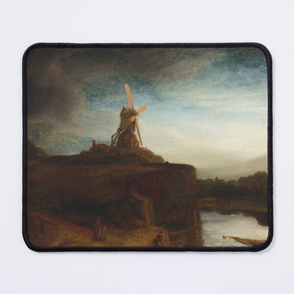 Item preview, The Mill | Rembrandt | 1648 Renaissance Art designed and sold by CJET.