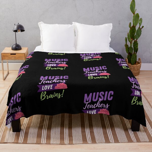 Item preview, Music Teachers Love Brains Halloween Design designed and sold by myspookycuties.