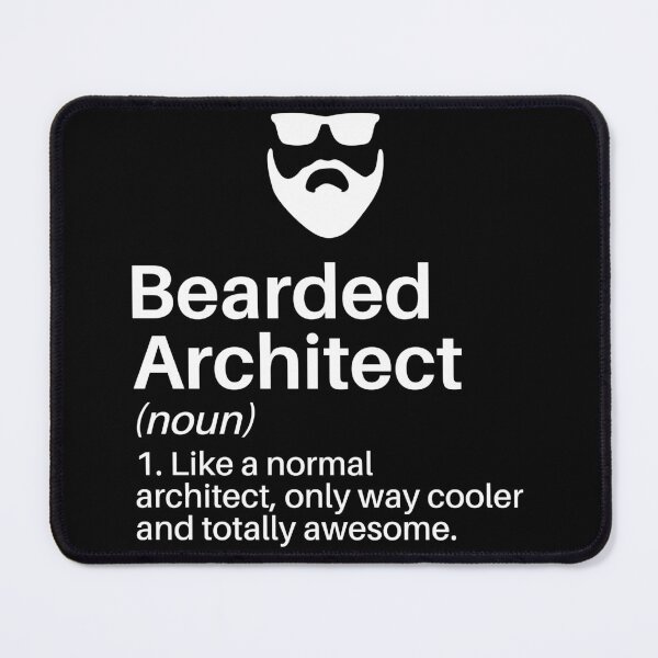 Item preview, Bearded Architect: Architecture Gift, Dad Brother Uncle, Architectural Engineering Funny Architect designed and sold by Adexyl.