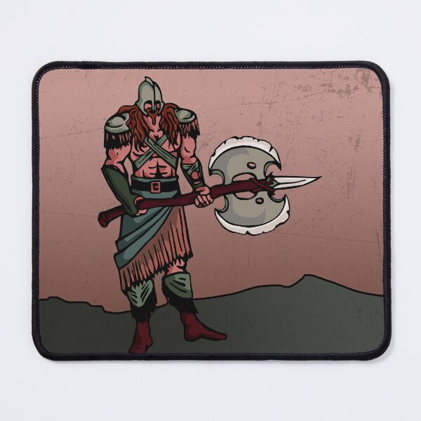 Item preview, Barbarian character in red designed and sold by BeccaDoodles.