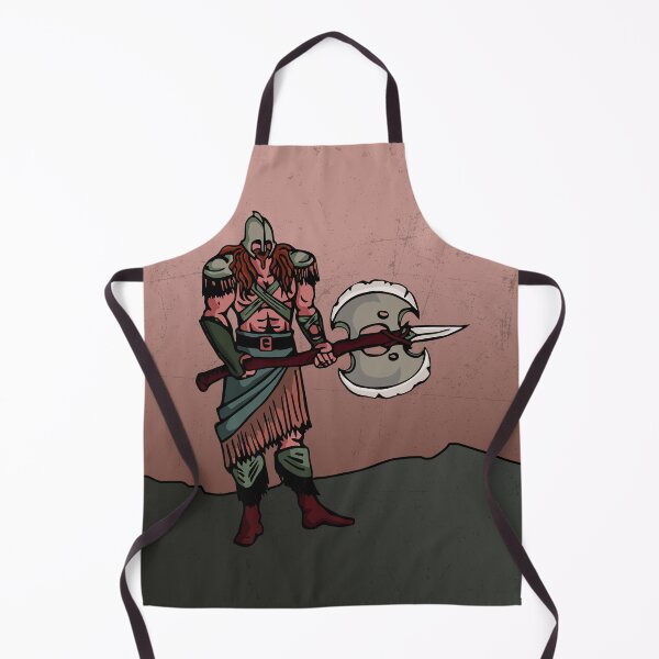 Item preview, Barbarian character in red designed and sold by BeccaDoodles.