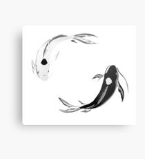 Lienzo metálico Yin Yang Koi - Avatar