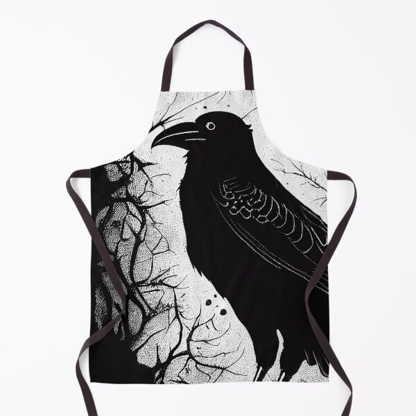 Item preview, BW Crow Spooky Forest designed and sold by ArtificialCrows.