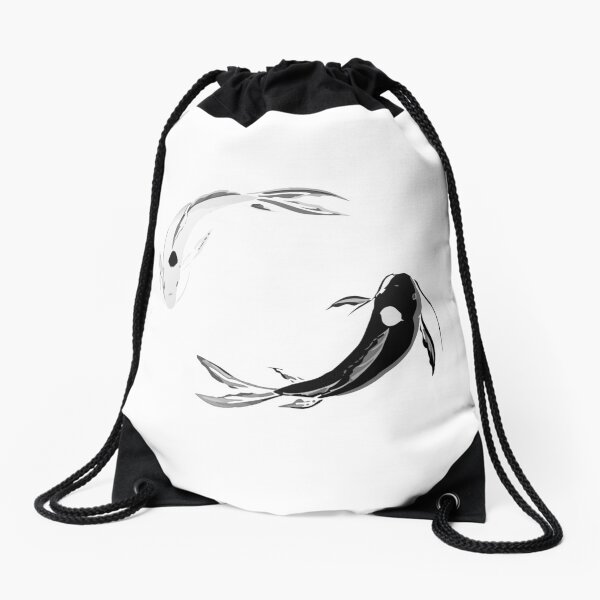 Yin Yang Koi - Avatar Drawstring Bag