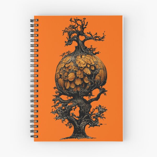 Item preview, Halloween Pumpkin Oak Tree designed and sold by harroddesign.