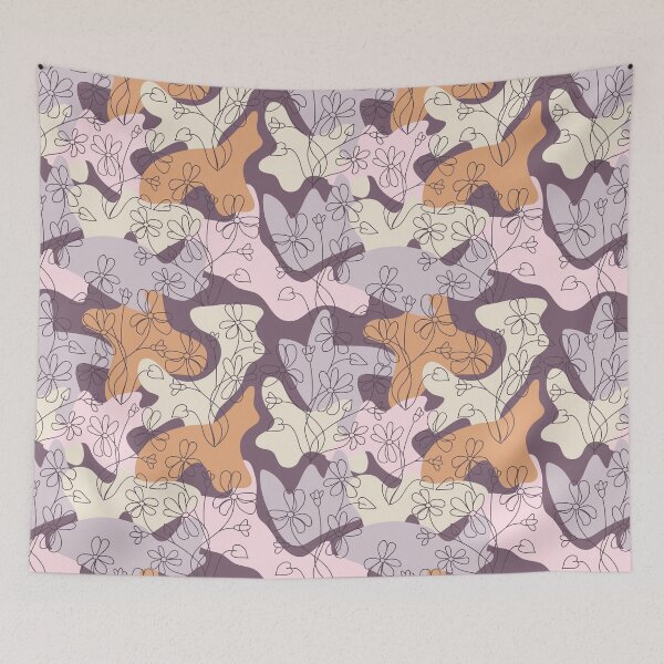 Item preview, Print with spots and flowers designed and sold by pidzam4e.