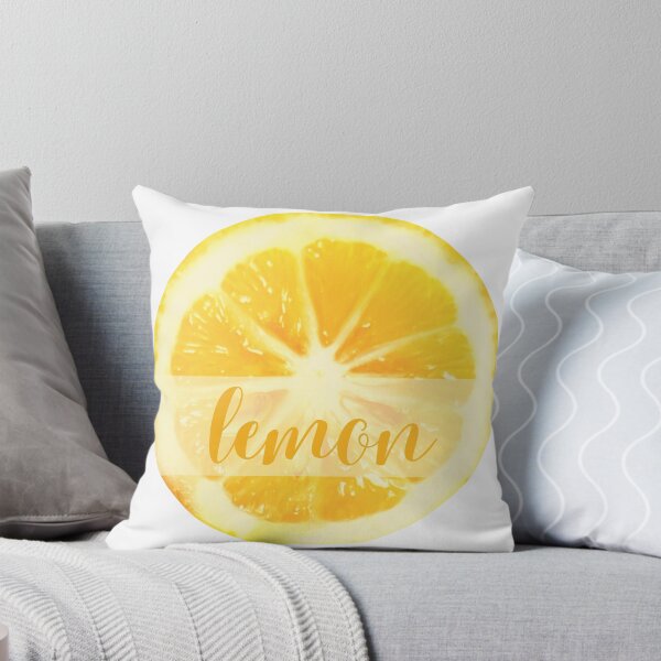 Item preview, TRENDY CUTE SUNSHINE YELLOW LEMON CITRUS FRUIT SLICE WITH TEXT designed and sold by CreateShape.