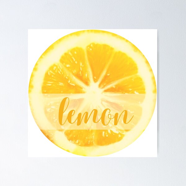 Item preview, TRENDY CUTE SUNSHINE YELLOW LEMON CITRUS FRUIT SLICE WITH TEXT designed and sold by CreateShape.