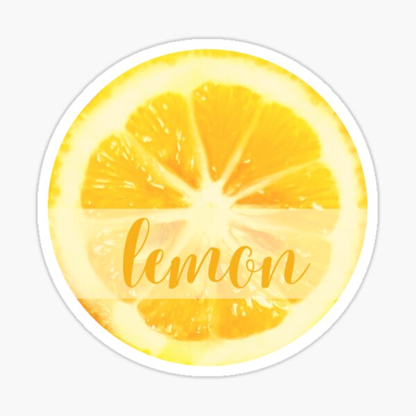 Item preview, TRENDY CUTE SUNSHINE YELLOW LEMON CITRUS FRUIT SLICE WITH TEXT designed and sold by CreateShape.