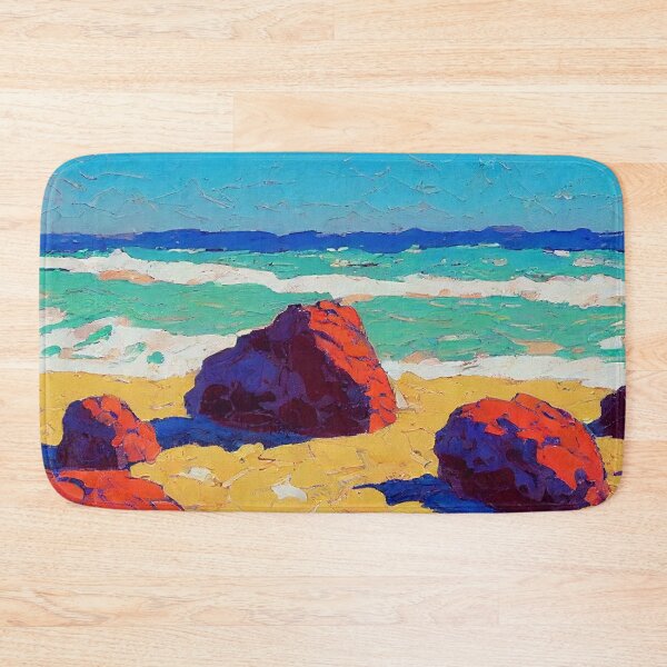 Item preview, Beached Rocks - Impressionist designed and sold by SkyeArtShop.