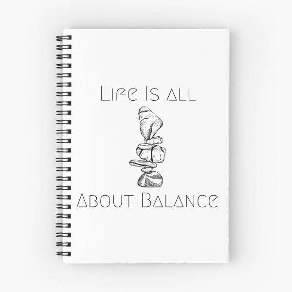 Item preview, Life Is All About Balance Essential T-Shirt (Black design) designed and sold by Khan-Art-Shop.