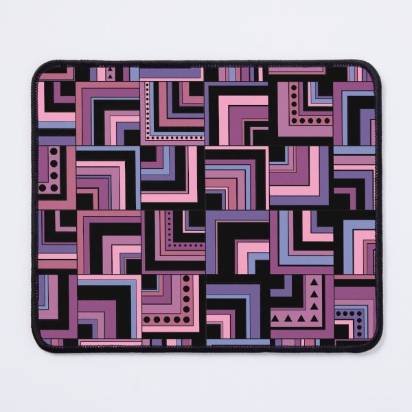 Item preview, Geometric Pink blue purple pattern designed and sold by Itzjustlife.