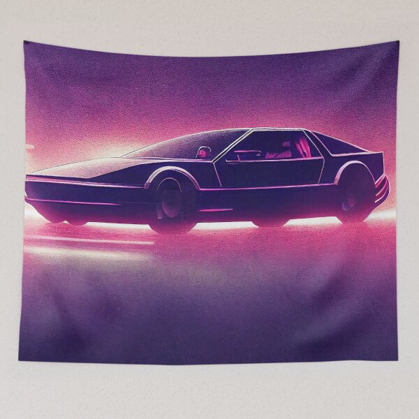 Item preview, Vaporwave Car #2 designed and sold by Pacem-Art.