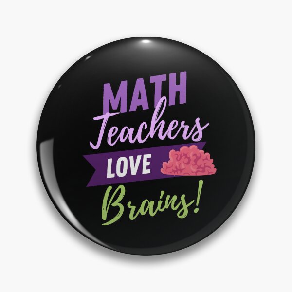 Item preview, MathTeachers Love Brains Halloween Design designed and sold by myspookycuties.
