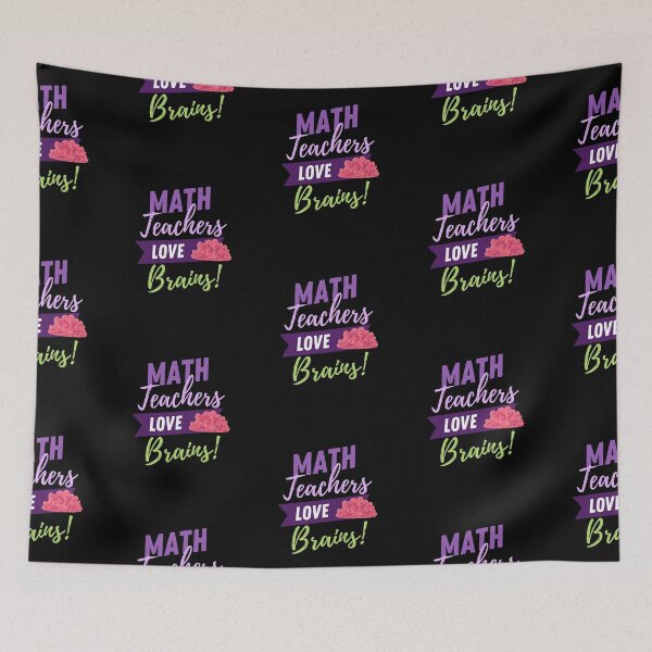 Item preview, MathTeachers Love Brains Halloween Design designed and sold by myspookycuties.