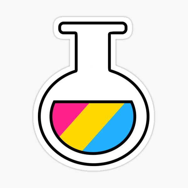 Pansexual Pride Potion Sticker For Sale By Lunyssa Redbubble