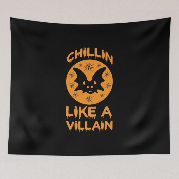Item preview, Chillin Like A Villain - Halloween  designed and sold by ImagesDesigns.
