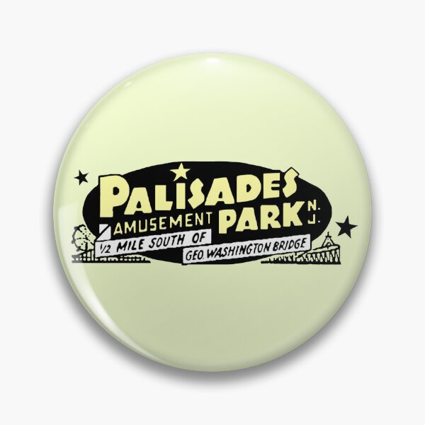 Item preview, Palisades Amusement Park New Jersey Retro Vintage Logo Design designed and sold by MyTeeStory.