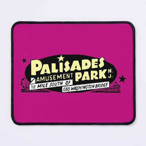 Item preview, Palisades Amusement Park New Jersey Retro Vintage Logo Design designed and sold by MyTeeStory.