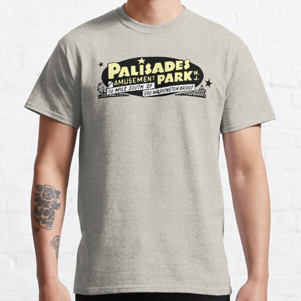 Item preview, Palisades Amusement Park New Jersey Retro Vintage Logo Design designed and sold by MyTeeStory.