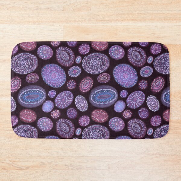 Item preview, Fantasy ethnic seamless pattern purple designed and sold by Milamara.